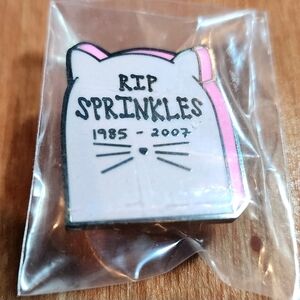 The Office Pin RIP Sprinkles Tomb Stone